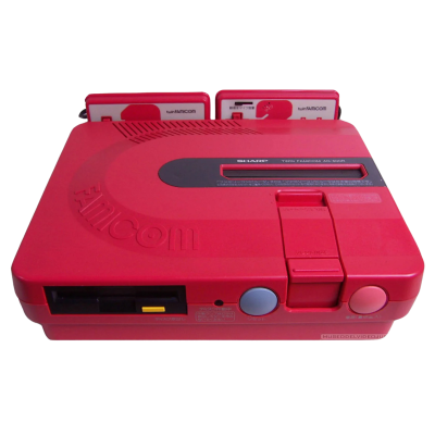 Sharp Twin Famicom AN-505R Red