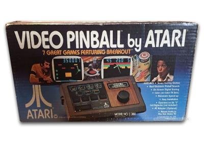 Atari Video Pinball C-380 Woodgrain Caja