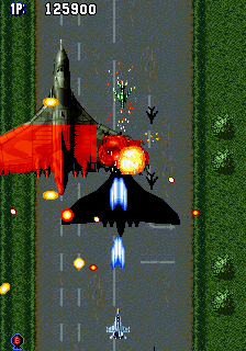 Selección y partida de Aero Fighters