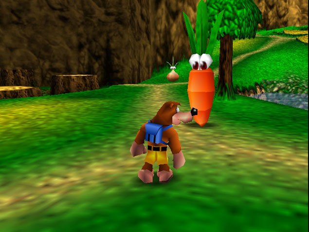 Exploración en Banjo-Kazooie