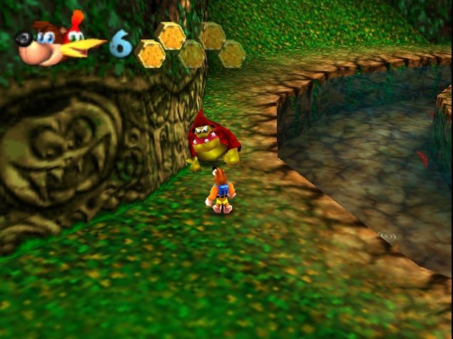 Una de las transformaciones de Banjo-Kazooie